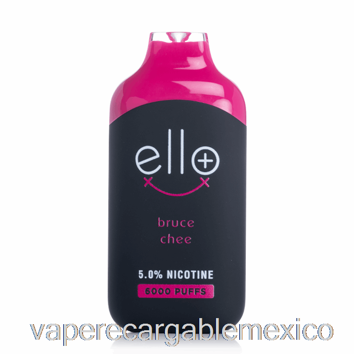 Vape Recargable Blvk Ello Plus 6000 Desechable Bruce Chee Ice